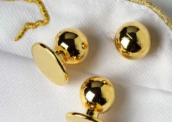 Bottoni a Sfera per Giacca da Chef - Oro