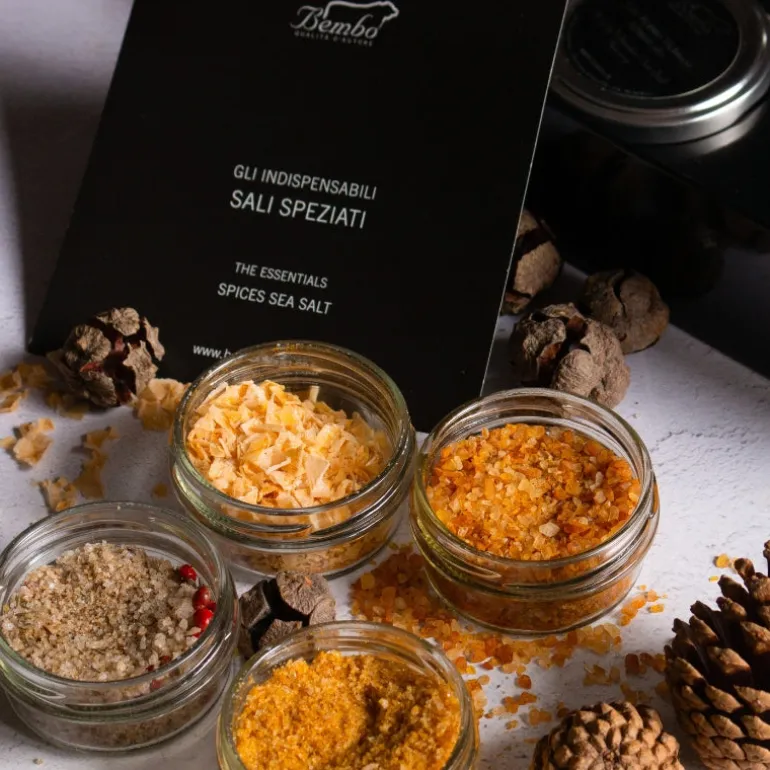 Cofanetto Regalo 4 vasetti di sale spezia