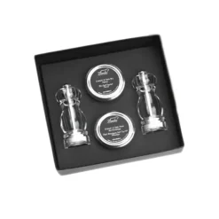 Cofanetto Regalo con 2 Vasetti e 2 Macine per Sale e Pepe