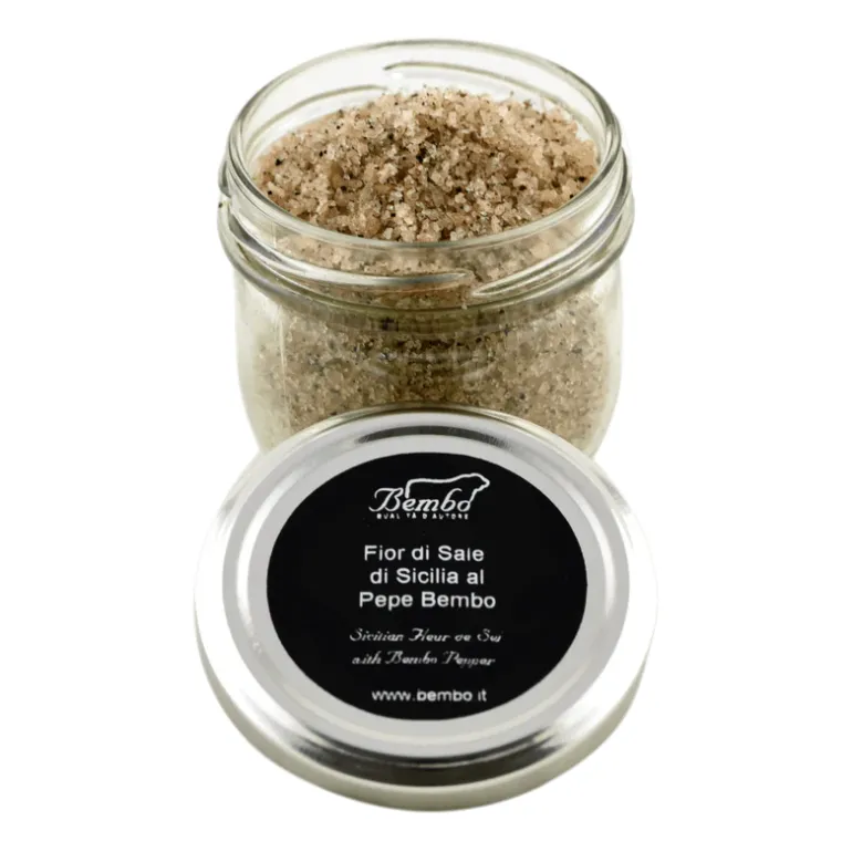Fior di Sale di Sicilia al Pepe Nero Bembo