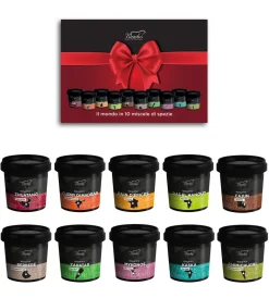 Miscele di Spezie - Confezione Regalo Il Mondo in 10 Miscele di Spezie