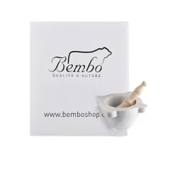 Mortaio in Marmo Bianco di Carrara - Modello Genovese - 10 cm