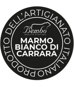 Mortaio in Marmo Bianco di Carrara - Modello Genovese - 14 cm