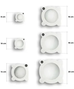 Mortaio in Marmo Bianco di Carrara - Modello Genovese - 8 cm