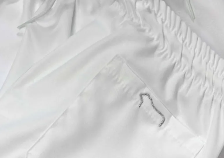 Pantaloni Chef - Argento