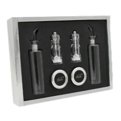 Sale e Pepe - Cofanetto Regalo con 2 Oliere, 2 Macine e 2 vasetti