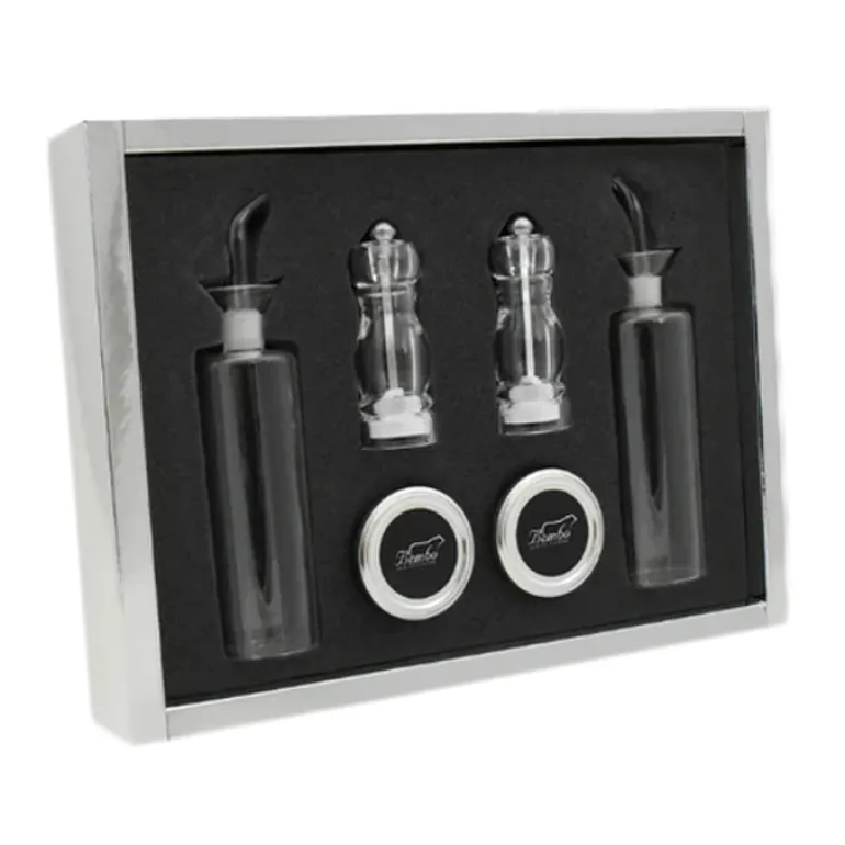 Sale e Pepe - Cofanetto Regalo con 2 Oliere, 2 Macine e 2 vasetti