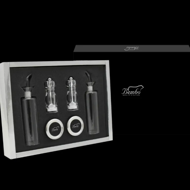 Sale e Pepe - Cofanetto Regalo con 2 Oliere, 2 Macine e 2 vasetti