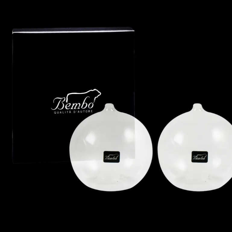 Saliera e Pepiera in Vetro "Sfera"