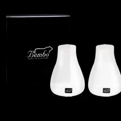 Saliera e Pepiera in Vetro "Fuso"