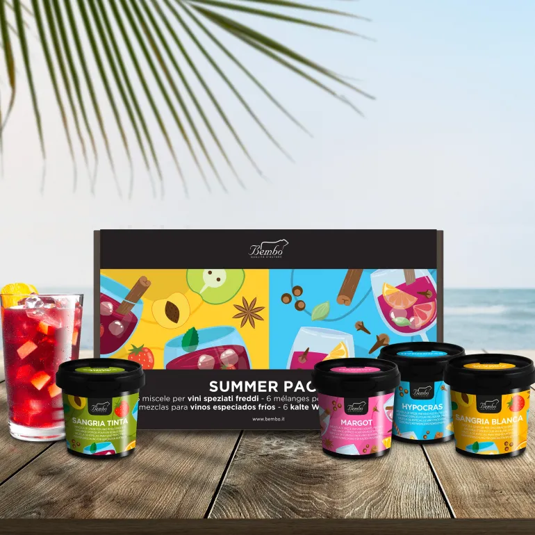 Spezie per Vino - Summer Pack | Sangria Bianca, Tinta, Margot e Hypocras